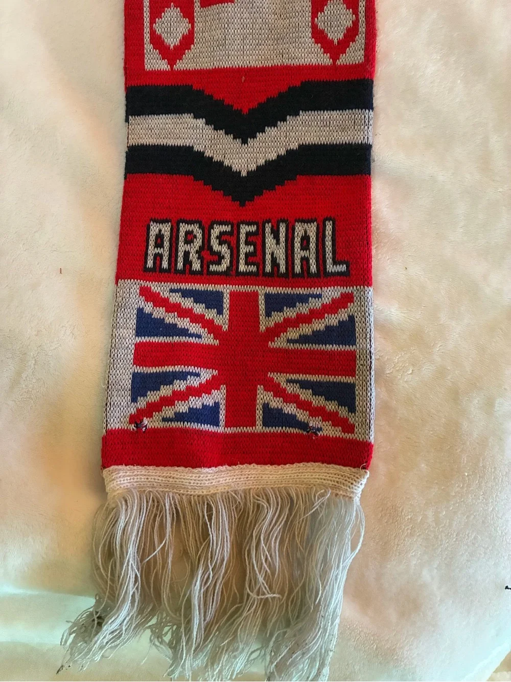 Arsenal Official Red and White Football Supporter Scarf
